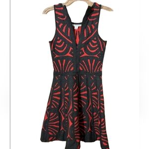 Diane Von Furstenburg Fit & Flare Knit Dress Size P (XS)